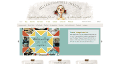 Desktop Screenshot of millercampbelldesigns.com
